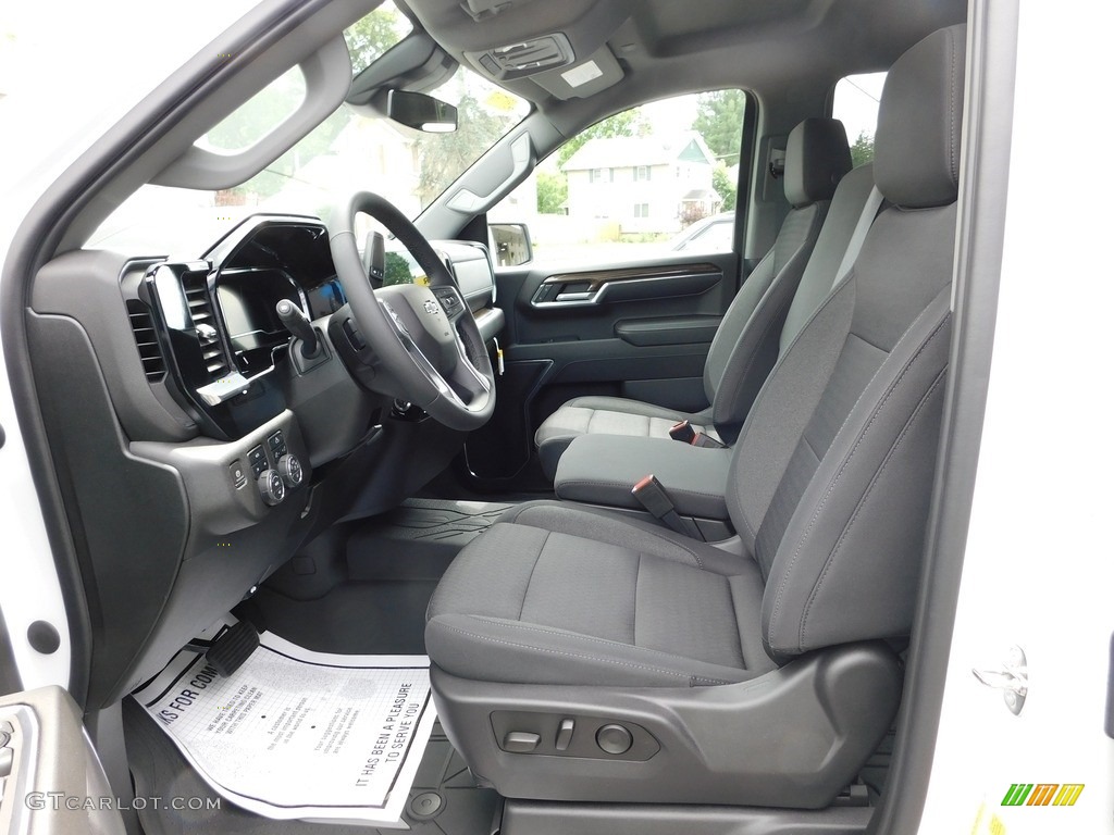 Jet Black Interior 2023 Chevrolet Silverado 1500 RST Crew Cab 4x4 Photo #146310665