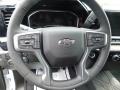 Jet Black Steering Wheel Photo for 2023 Chevrolet Silverado 1500 #146310740
