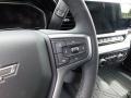 Jet Black Steering Wheel Photo for 2023 Chevrolet Silverado 1500 #146310755