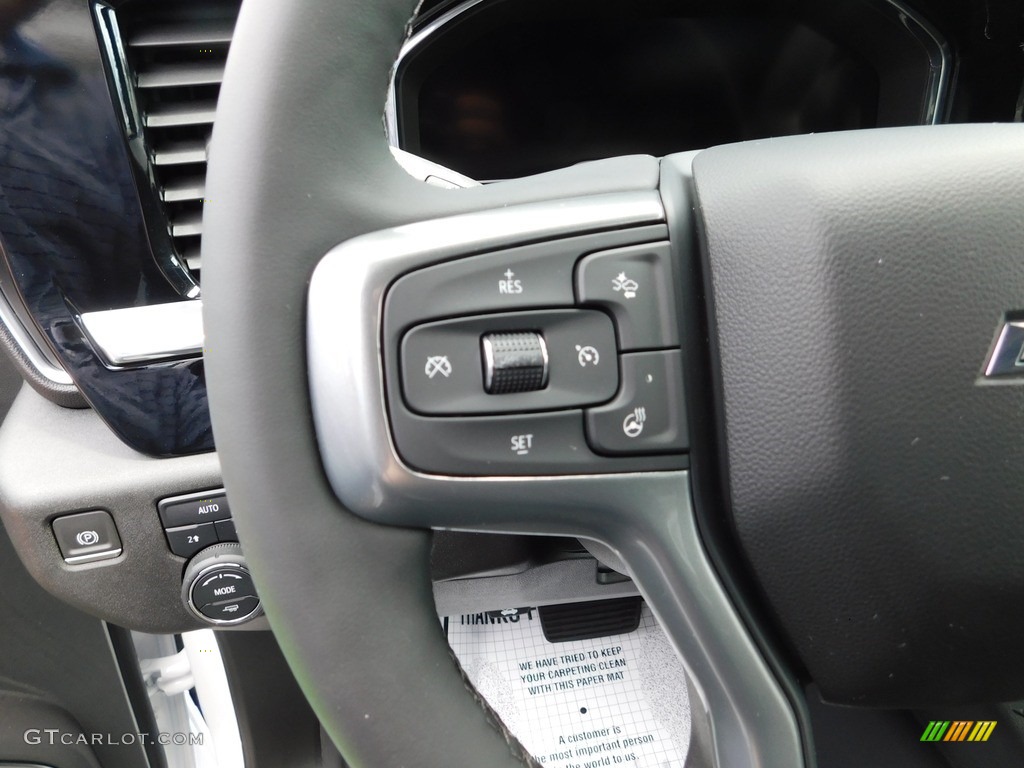 2023 Chevrolet Silverado 1500 RST Crew Cab 4x4 Jet Black Steering Wheel Photo #146310773