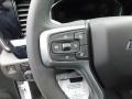 Jet Black Steering Wheel Photo for 2023 Chevrolet Silverado 1500 #146310773