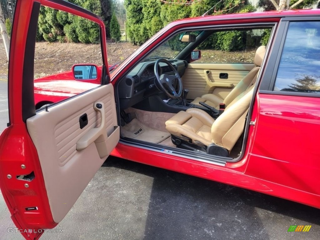 1989 BMW M3 Coupe Front Seat Photo #146310968