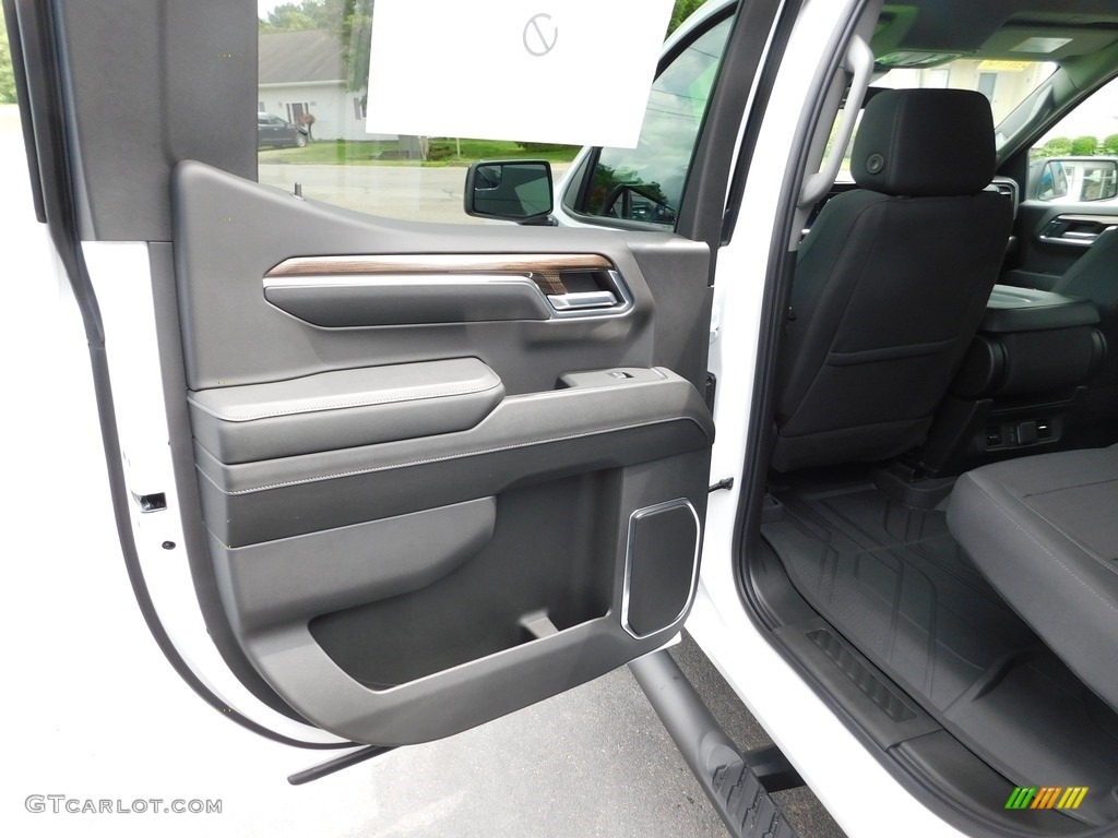 2023 Chevrolet Silverado 1500 RST Crew Cab 4x4 Jet Black Door Panel Photo #146310980