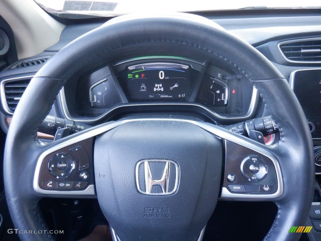 2021 Honda CR-V EX-L AWD Hybrid Ivory Steering Wheel Photo #146310998