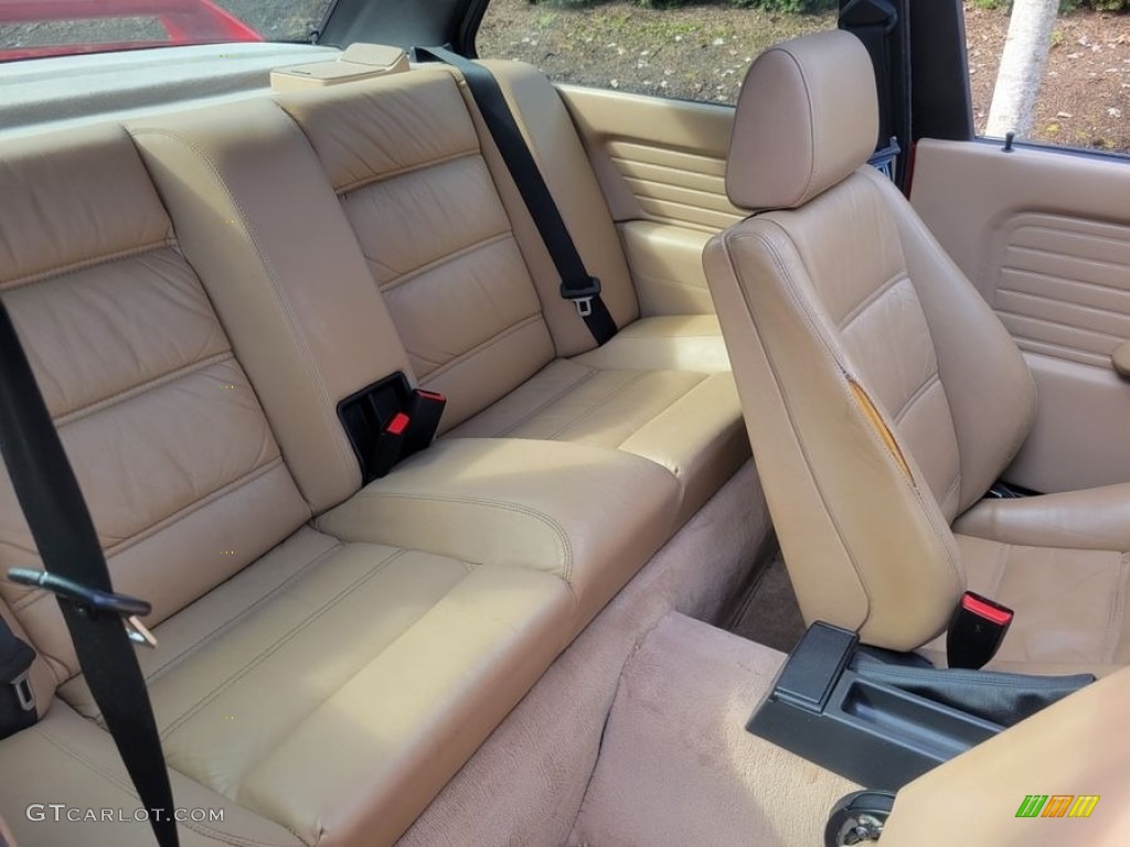 1989 BMW M3 Coupe Rear Seat Photo #146311127
