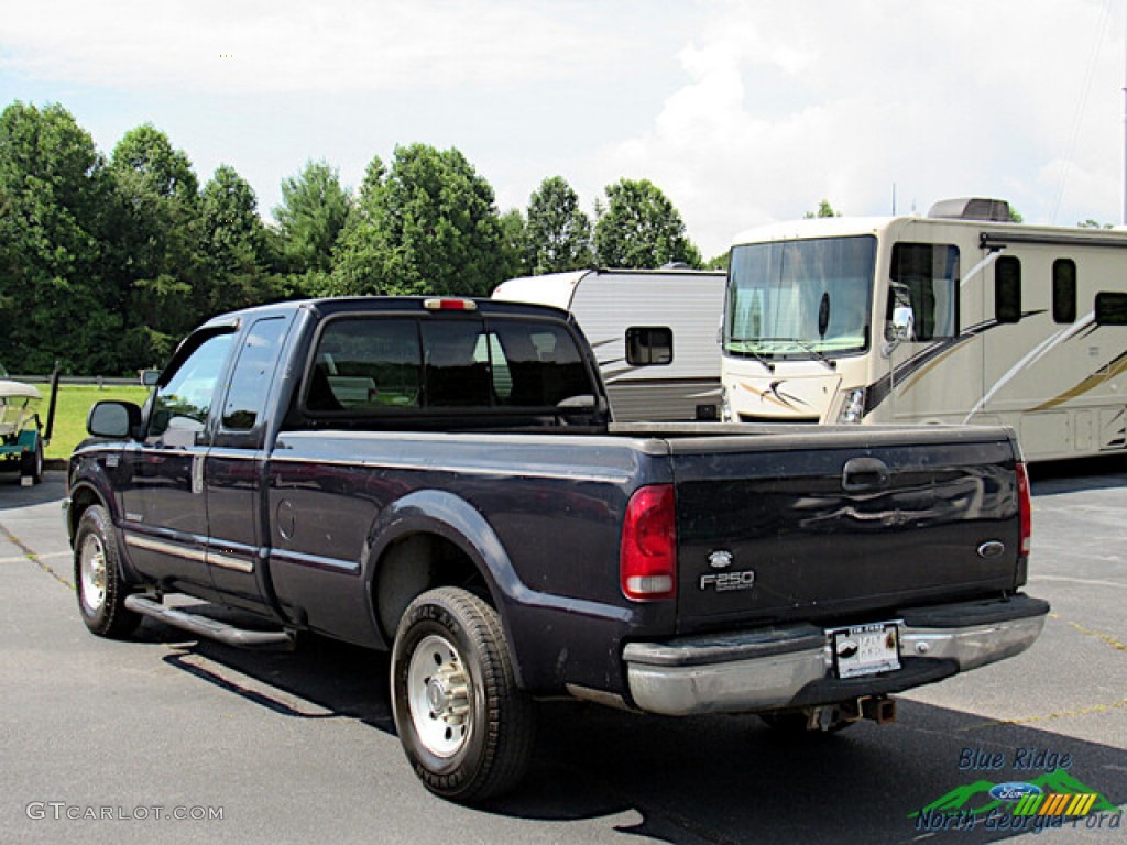 2000 F250 Super Duty XLT Extended Cab - Deep Wedgewood Blue Metallic / Medium Graphite photo #3
