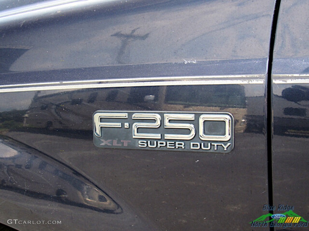 2000 F250 Super Duty XLT Extended Cab - Deep Wedgewood Blue Metallic / Medium Graphite photo #23
