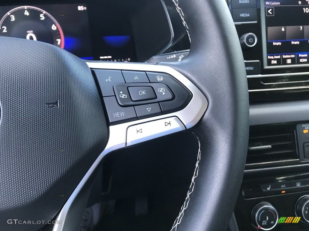 2023 Volkswagen Taos S 4Motion Gray/Black Steering Wheel Photo #146311955