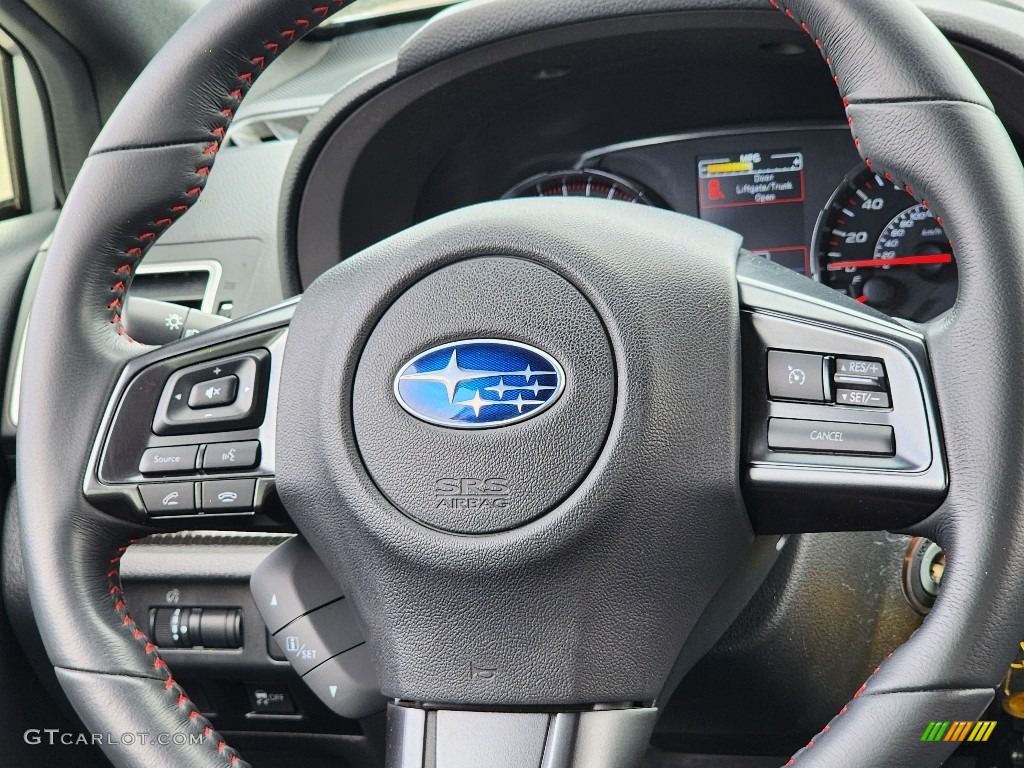 2020 Subaru WRX Standard WRX Model Carbon Black Steering Wheel Photo #146312255