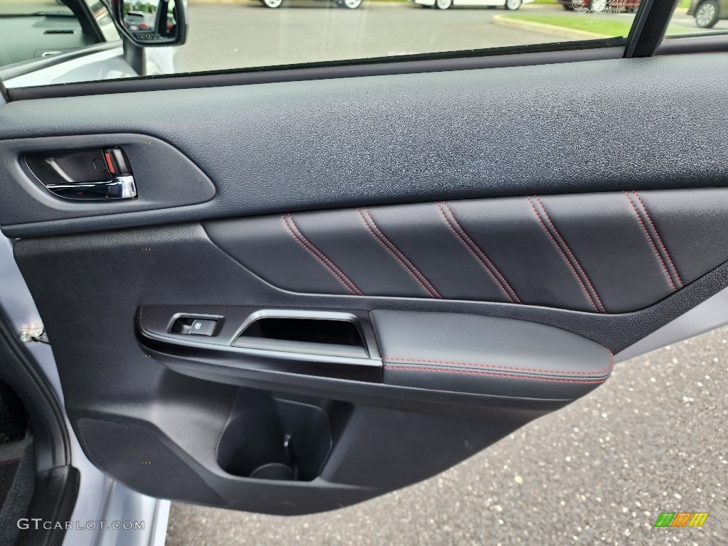 2020 Subaru WRX Standard WRX Model Carbon Black Door Panel Photo #146312468