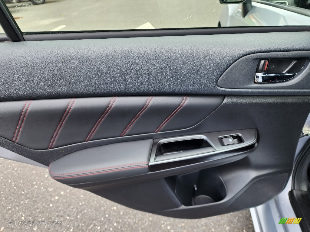 2020 Subaru WRX Standard WRX Model Carbon Black Door Panel Photo #146312501