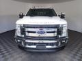 Oxford White - F250 Super Duty Lariat Crew Cab 4x4 Photo No. 4