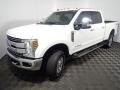 Oxford White - F250 Super Duty Lariat Crew Cab 4x4 Photo No. 8