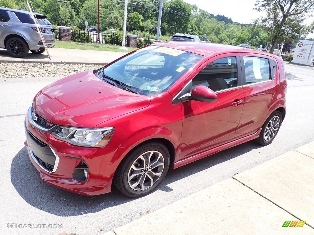 Cajun Red Tintcoat 2020 Chevrolet Sonic LT Hatchback Exterior Photo #146313198