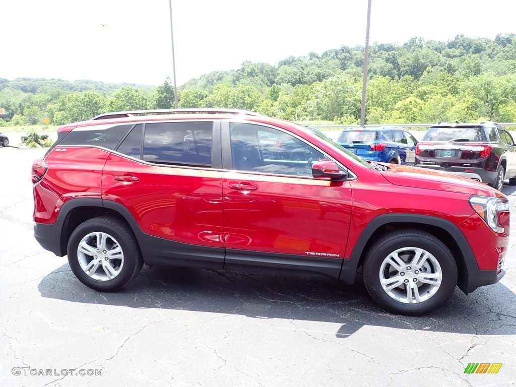 Cayenne Red Tintcoat 2022 GMC Terrain SLE AWD Exterior Photo #146313281