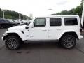 Bright White 2024 Jeep Wrangler 4-Door High Altitude 4xe Hybrid Exterior