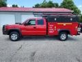 2006 Victory Red Chevrolet Silverado 2500HD LS Extended Cab Utility  photo #2
