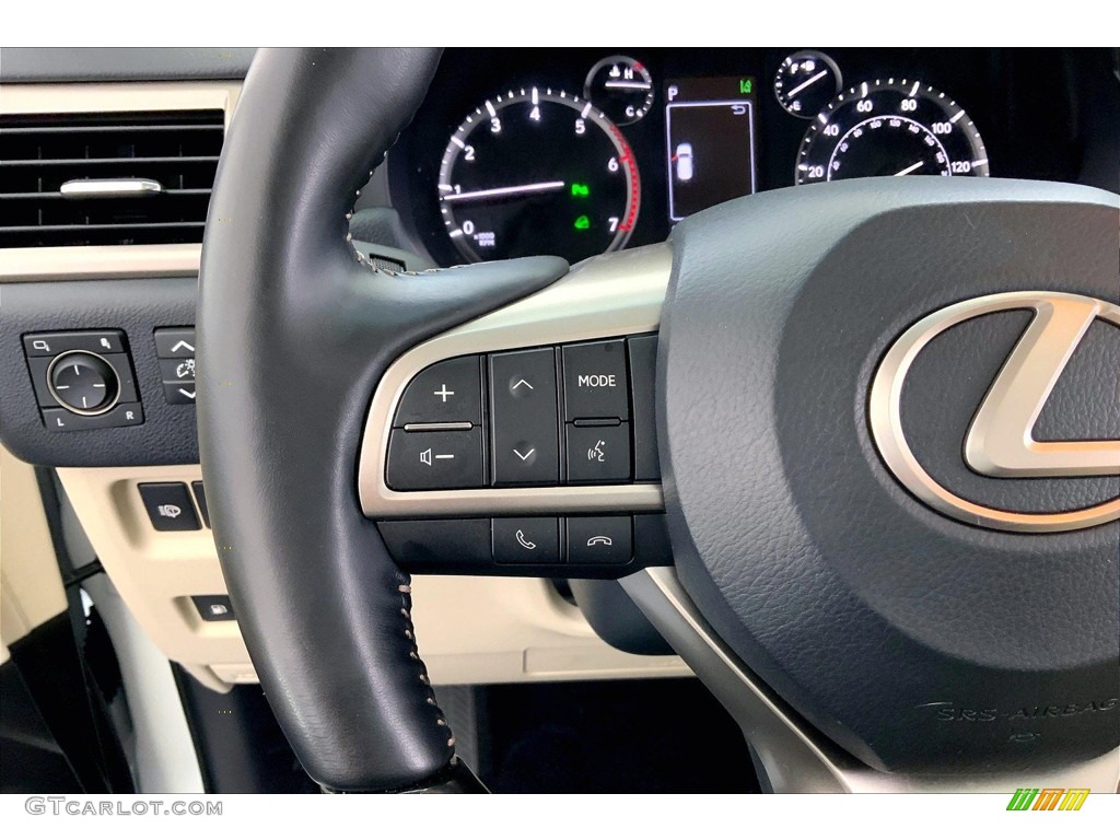 2021 Lexus GX 460 Premium Black Steering Wheel Photo #146313730