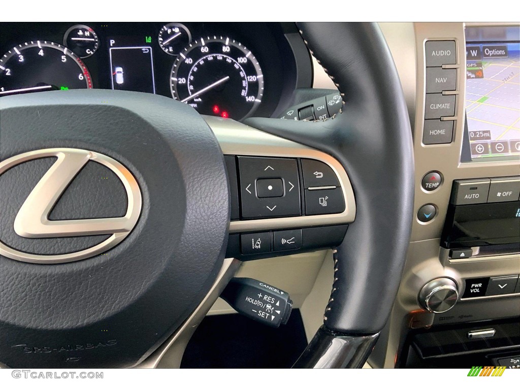 2021 Lexus GX 460 Premium Black Steering Wheel Photo #146313752