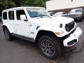 Bright White 2024 Jeep Wrangler 4-Door High Altitude 4xe Hybrid Exterior