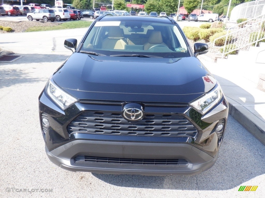 2020 RAV4 XLE Premium AWD - Midnight Black Metallic / Nutmeg photo #11