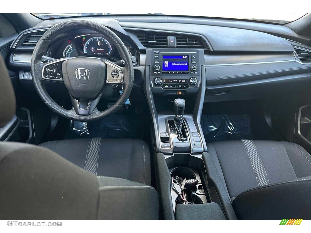 2021 Honda Civic LX Hatchback Black Dashboard Photo #146314172