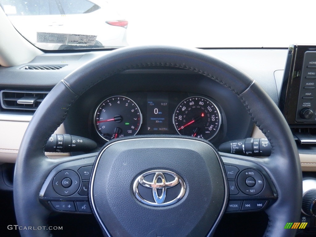 2020 RAV4 XLE Premium AWD - Midnight Black Metallic / Nutmeg photo #29