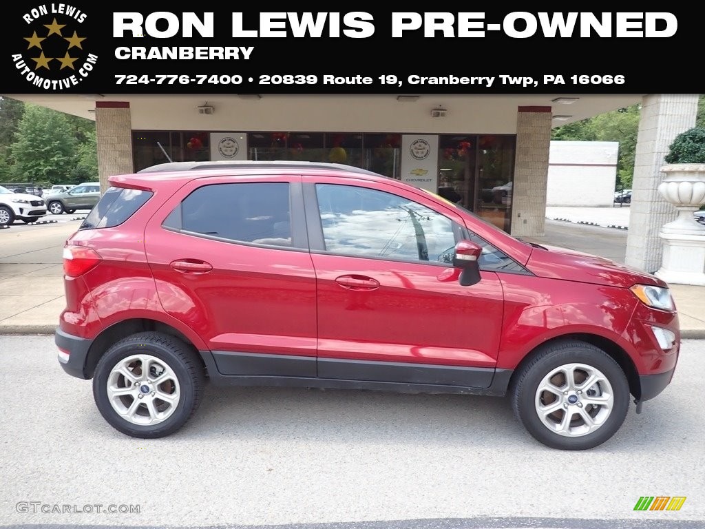 2019 EcoSport SE 4WD - Ruby Red Metallic / Ebony Black photo #1