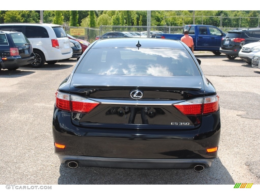 2013 ES 350 - Obsidian Black / Black photo #4