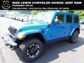 Hydro Blue Pearl 2024 Jeep Wrangler 4-Door Rubicon X 4xe Hybrid