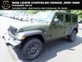 Sarge Green 2024 Jeep Wrangler 4-Door Sport 4x4