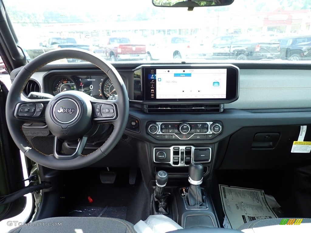 2024 Jeep Wrangler 4-Door Sport 4x4 Black Dashboard Photo #146316176