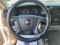 Dark Titanium 2010 GMC Sierra 1500 SL Extended Cab 4x4 Steering Wheel
