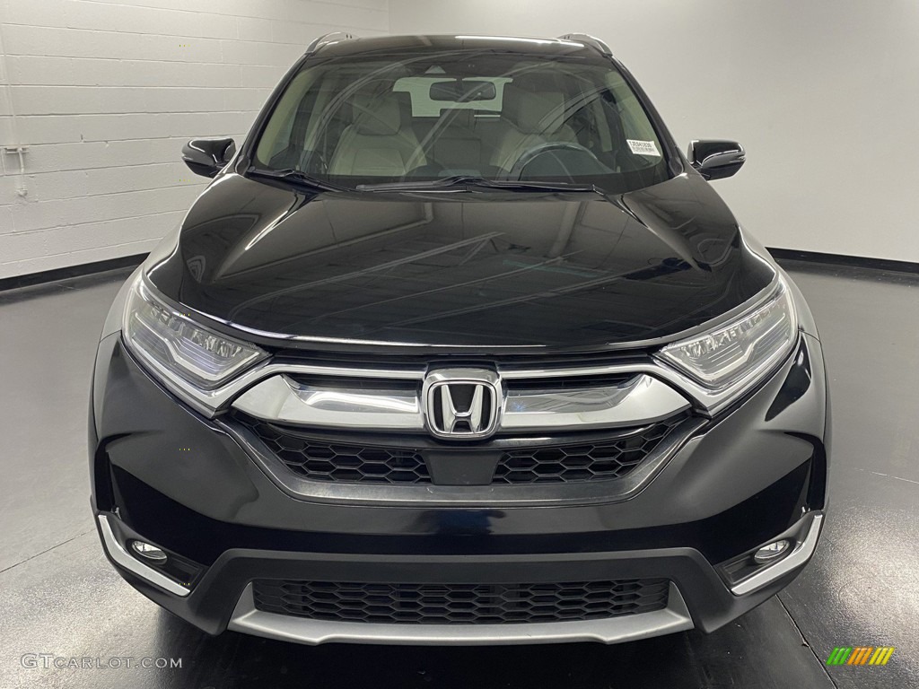 2018 CR-V Touring - Crystal Black Pearl / Ivory photo #2