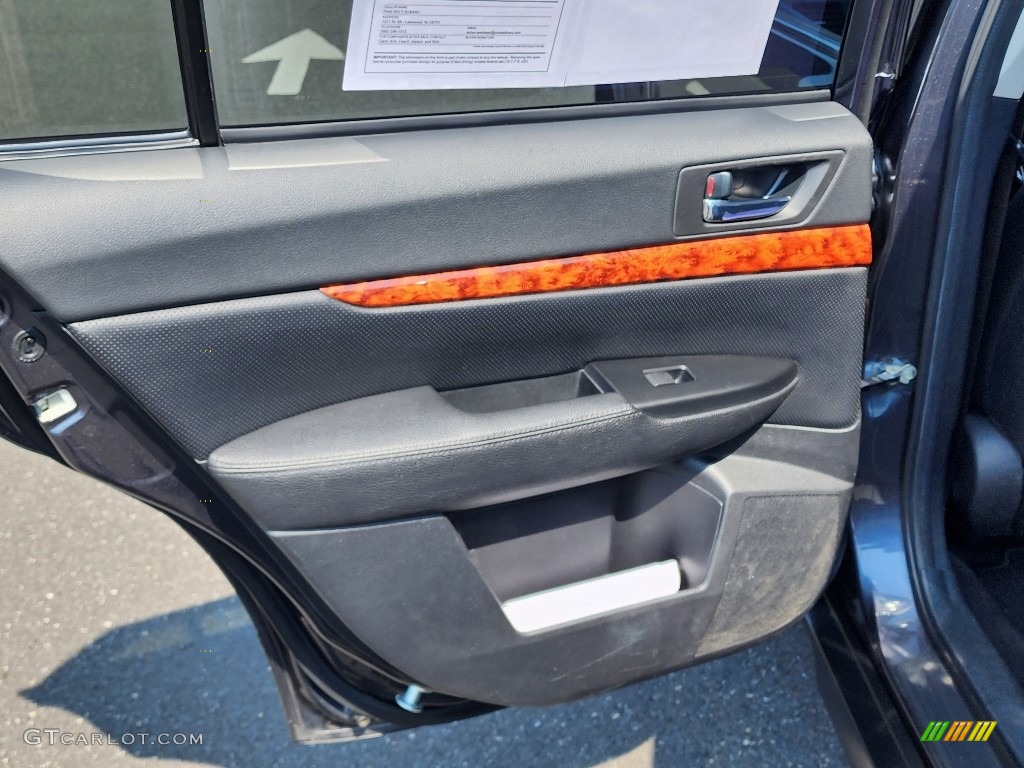 2011 Subaru Outback 3.6R Limited Wagon Off Black Door Panel Photo #146316983