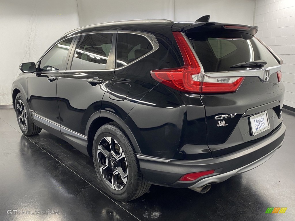 2018 CR-V Touring - Crystal Black Pearl / Ivory photo #5