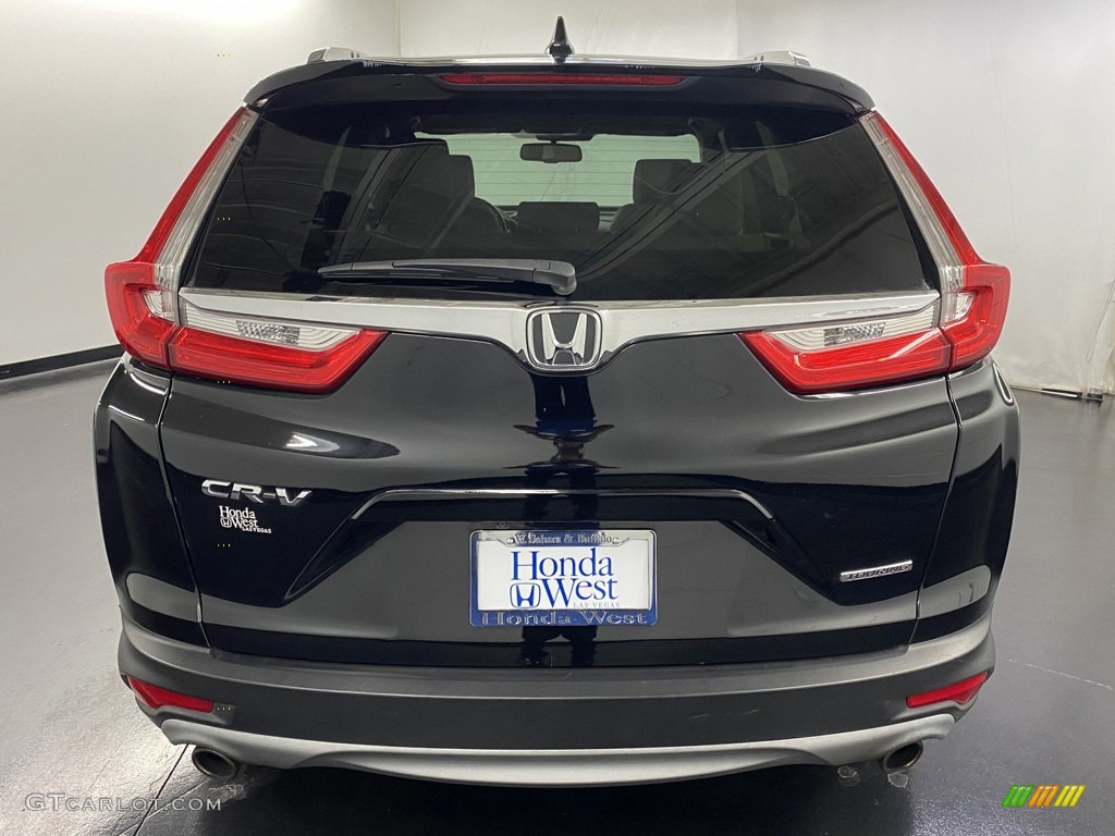2018 CR-V Touring - Crystal Black Pearl / Ivory photo #6