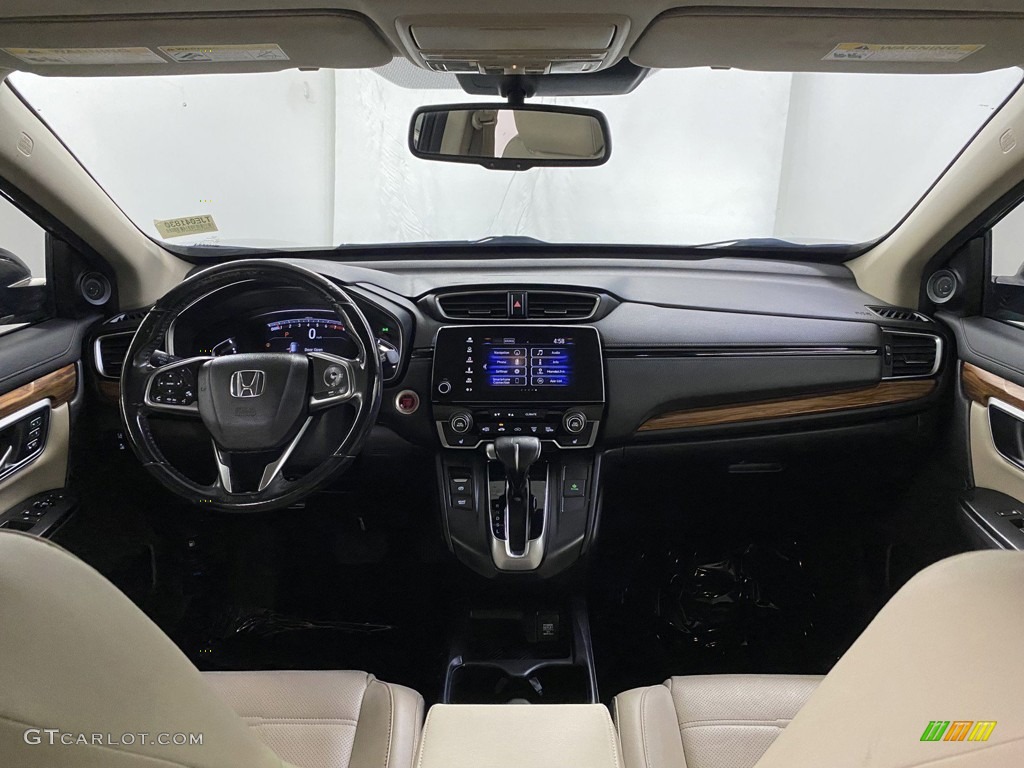 2018 Honda CR-V Touring Ivory Dashboard Photo #146317286