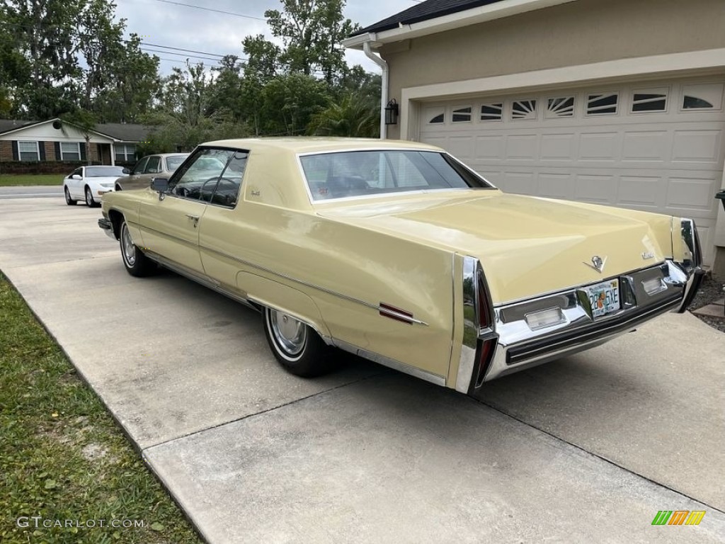 Harvest Yellow 1973 Cadillac DeVille Coupe Exterior Photo #146317340