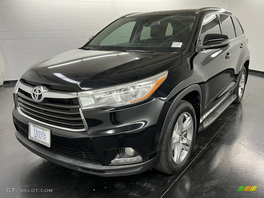 Midnight Black Metallic 2016 Toyota Highlander Limited Exterior Photo #146317991