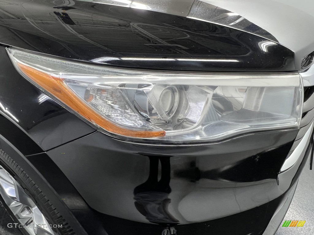 2016 Highlander Limited - Midnight Black Metallic / Black photo #9