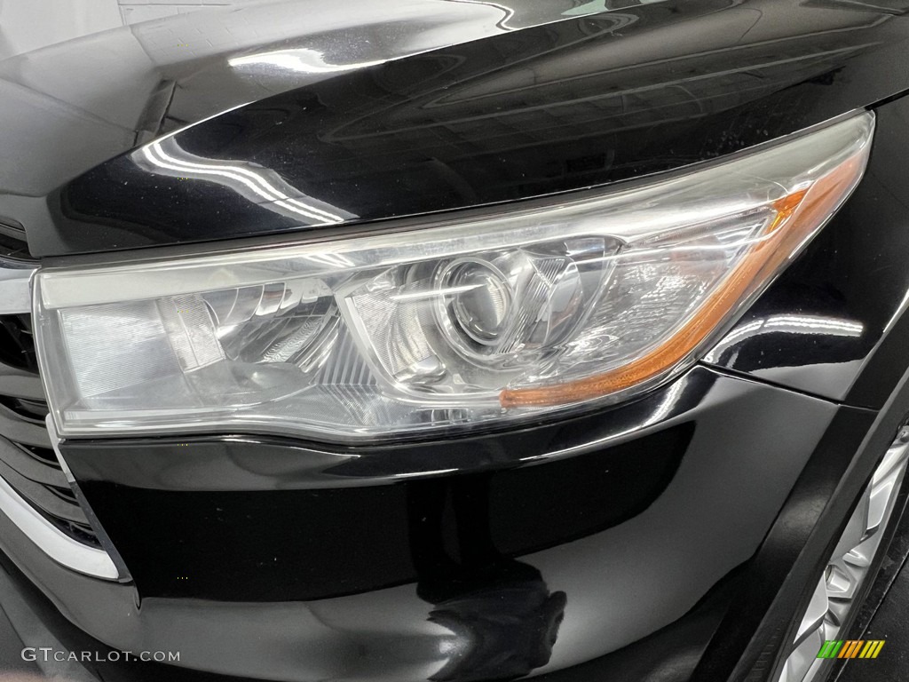 2016 Highlander Limited - Midnight Black Metallic / Black photo #10