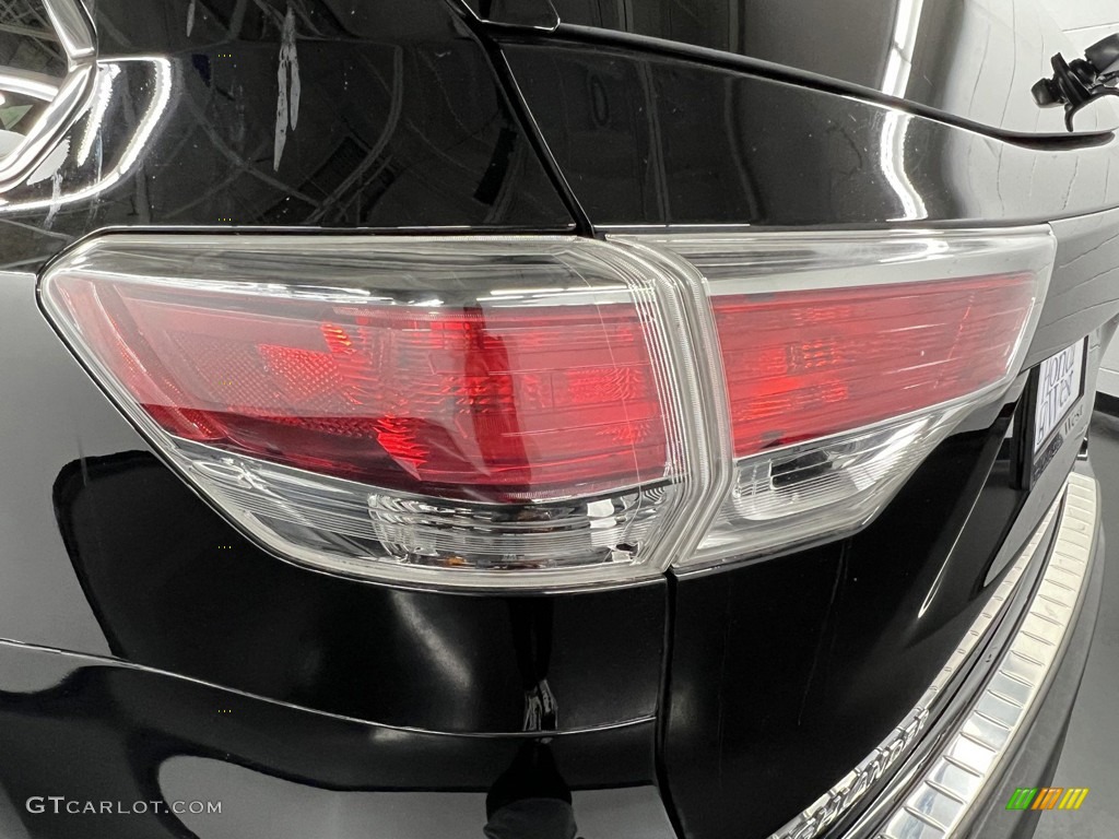 2016 Highlander Limited - Midnight Black Metallic / Black photo #11