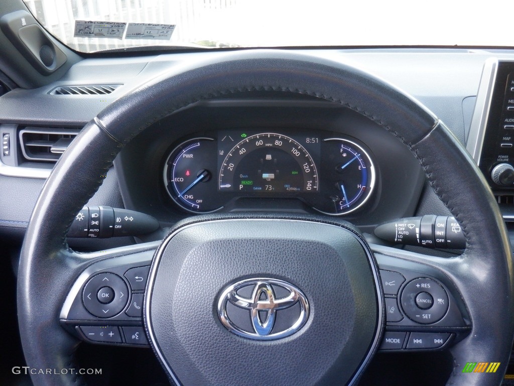 2019 RAV4 XSE AWD Hybrid - Blueprint / Black photo #25