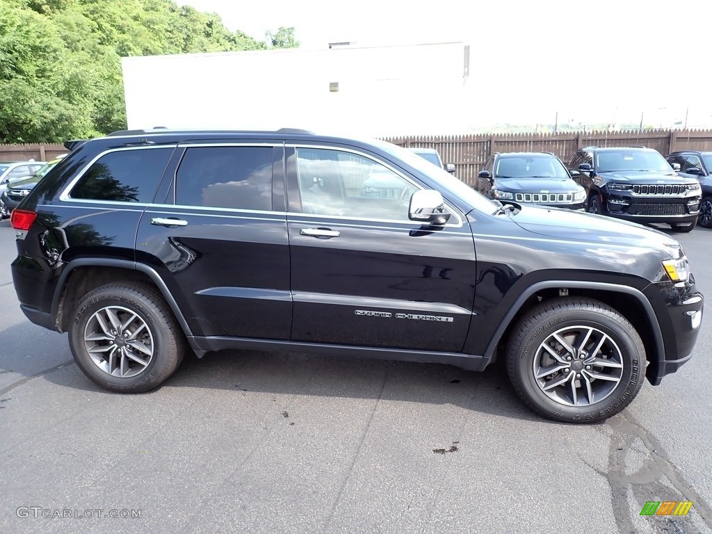 Diamond Black Crystal Pearl 2020 Jeep Grand Cherokee Limited 4x4 Exterior Photo #146319188