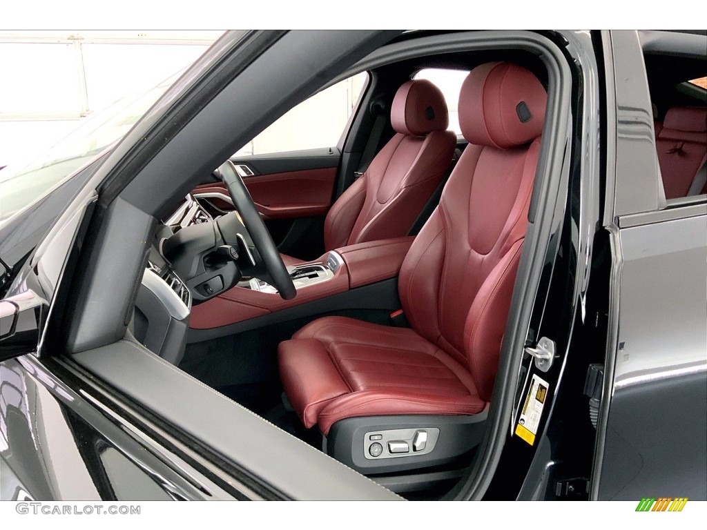 Tacora Red Interior 2021 BMW X6 sDrive40i Photo #146319668