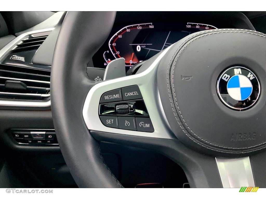 2021 BMW X6 sDrive40i Tacora Red Steering Wheel Photo #146319701