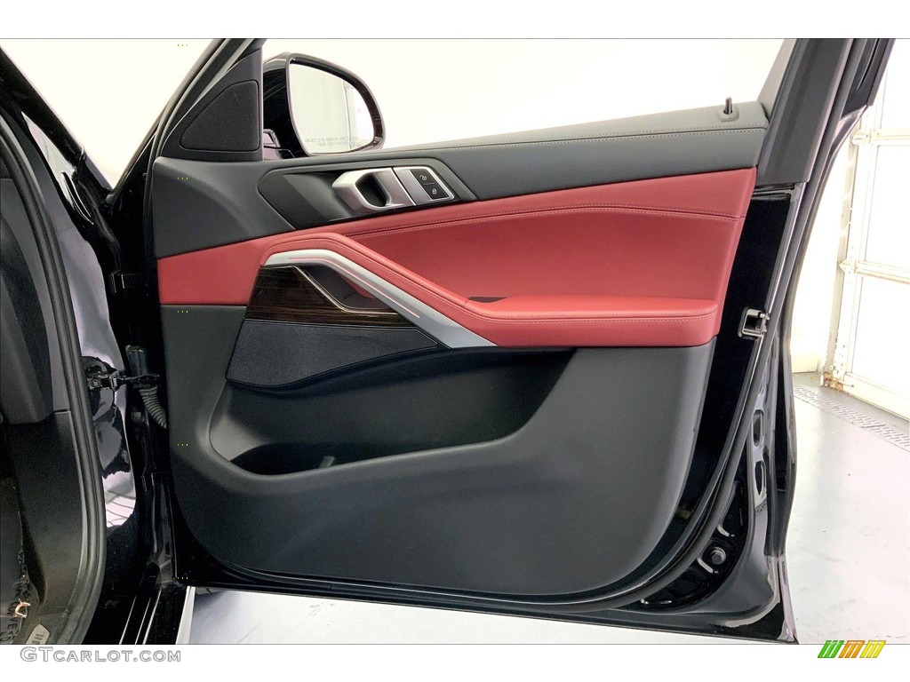 2021 BMW X6 sDrive40i Tacora Red Door Panel Photo #146319749