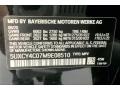  2021 X6 sDrive40i Black Sapphire Metallic Color Code 475