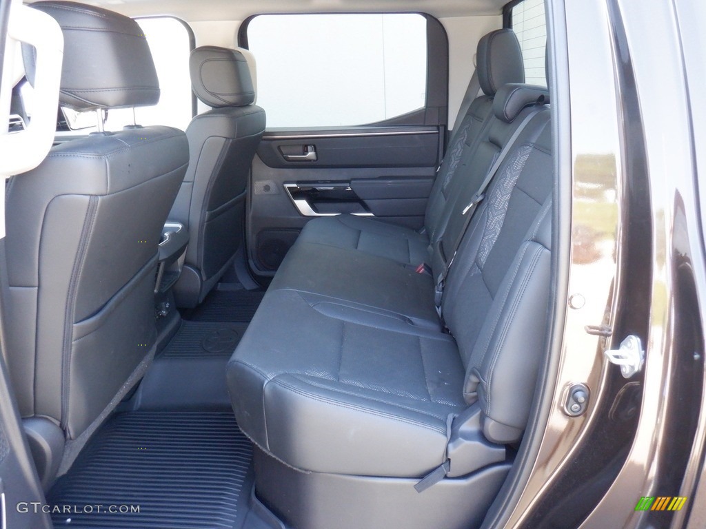 2022 Toyota Tundra Limited Crew Cab 4x4 Rear Seat Photo #146319962